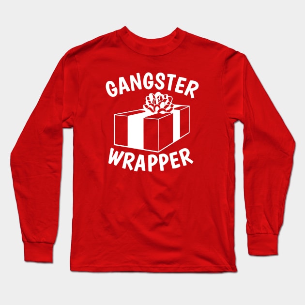 Gangster Wrapper Long Sleeve T-Shirt by flimflamsam